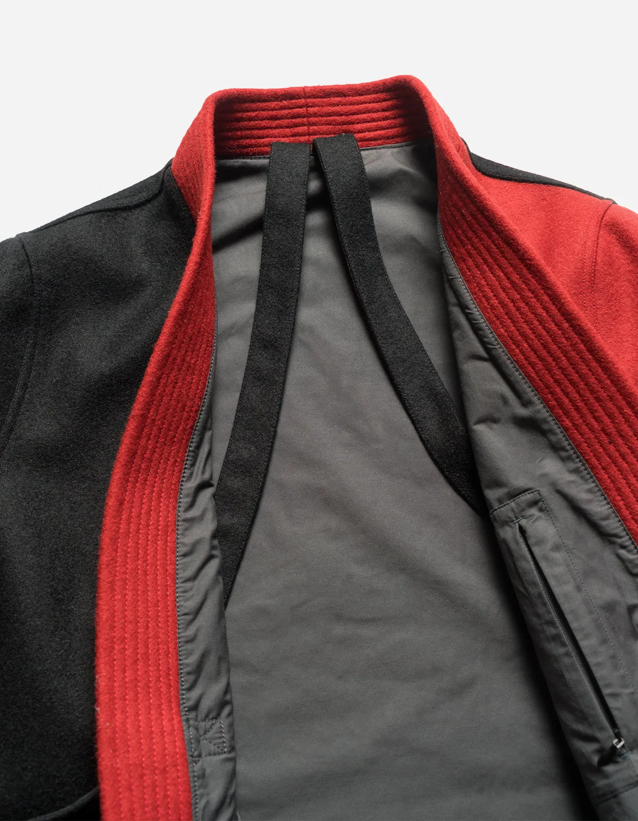 5236 Thar Dragon Stadium Kimono Black/Red