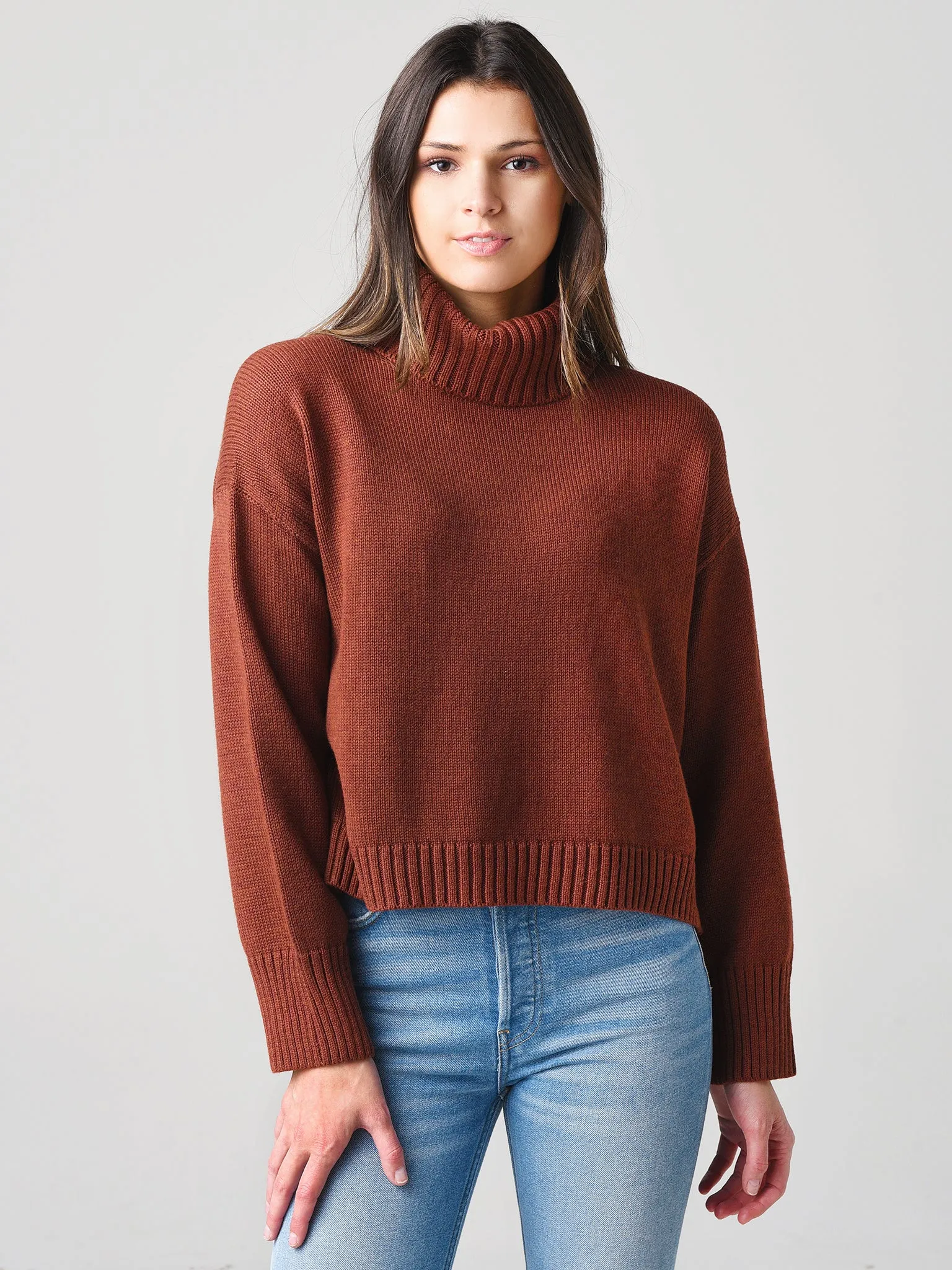 525 Women's Long Sleeve Turtleneck Sweater