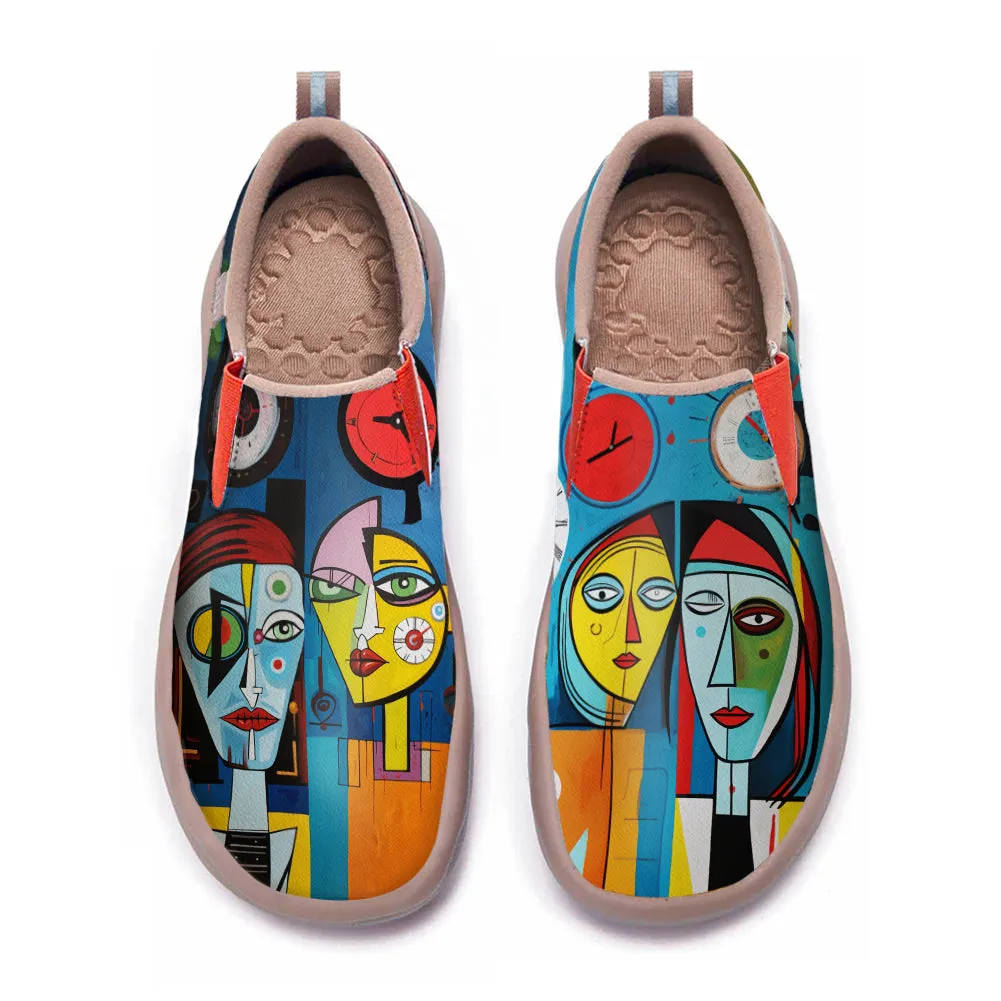 Abstract Figures Slip On