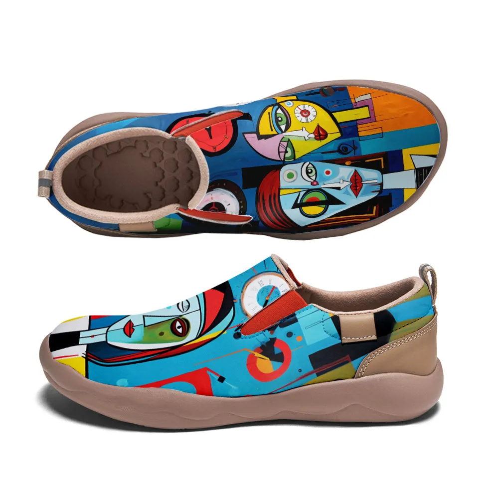 Abstract Figures Slip On