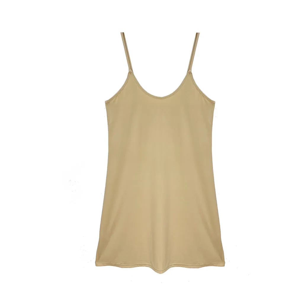 Adjustable Strap Slip - Beige