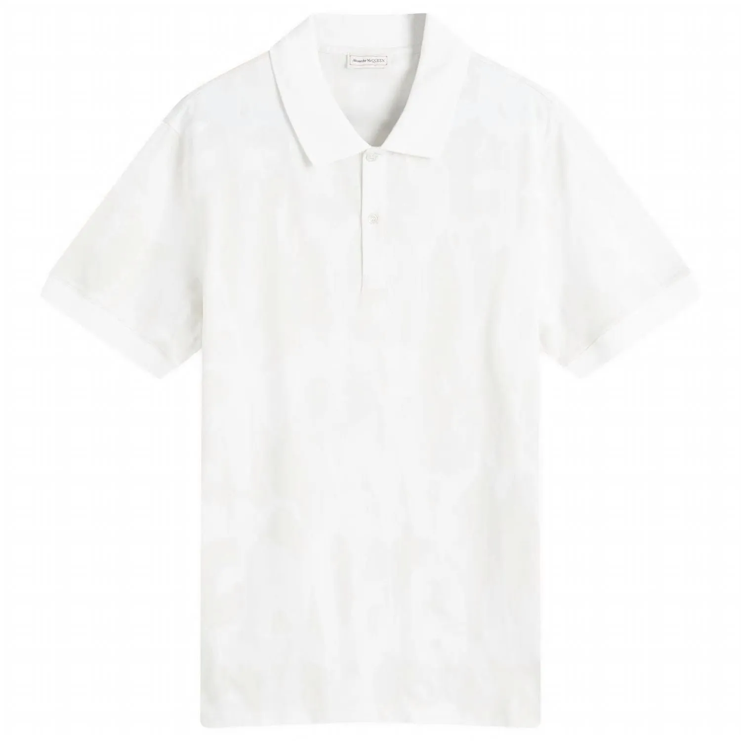 ALEXANDER MCQUEEN Graffiti Print Polo for Men