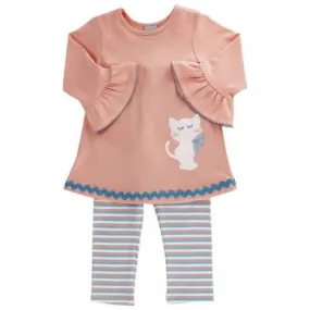 Bailey Boys Prissy Cat Tunic Pant Set 24520-TPS 5106