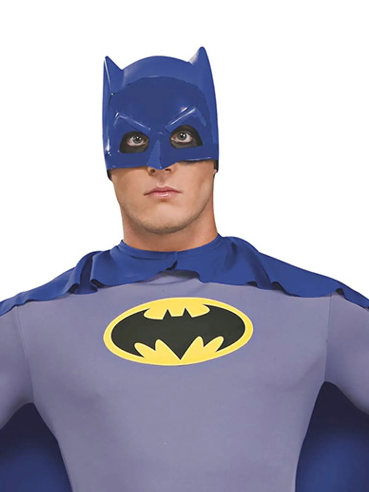 Batman Costume Brave and the Bold Adult Grey Blue Suit