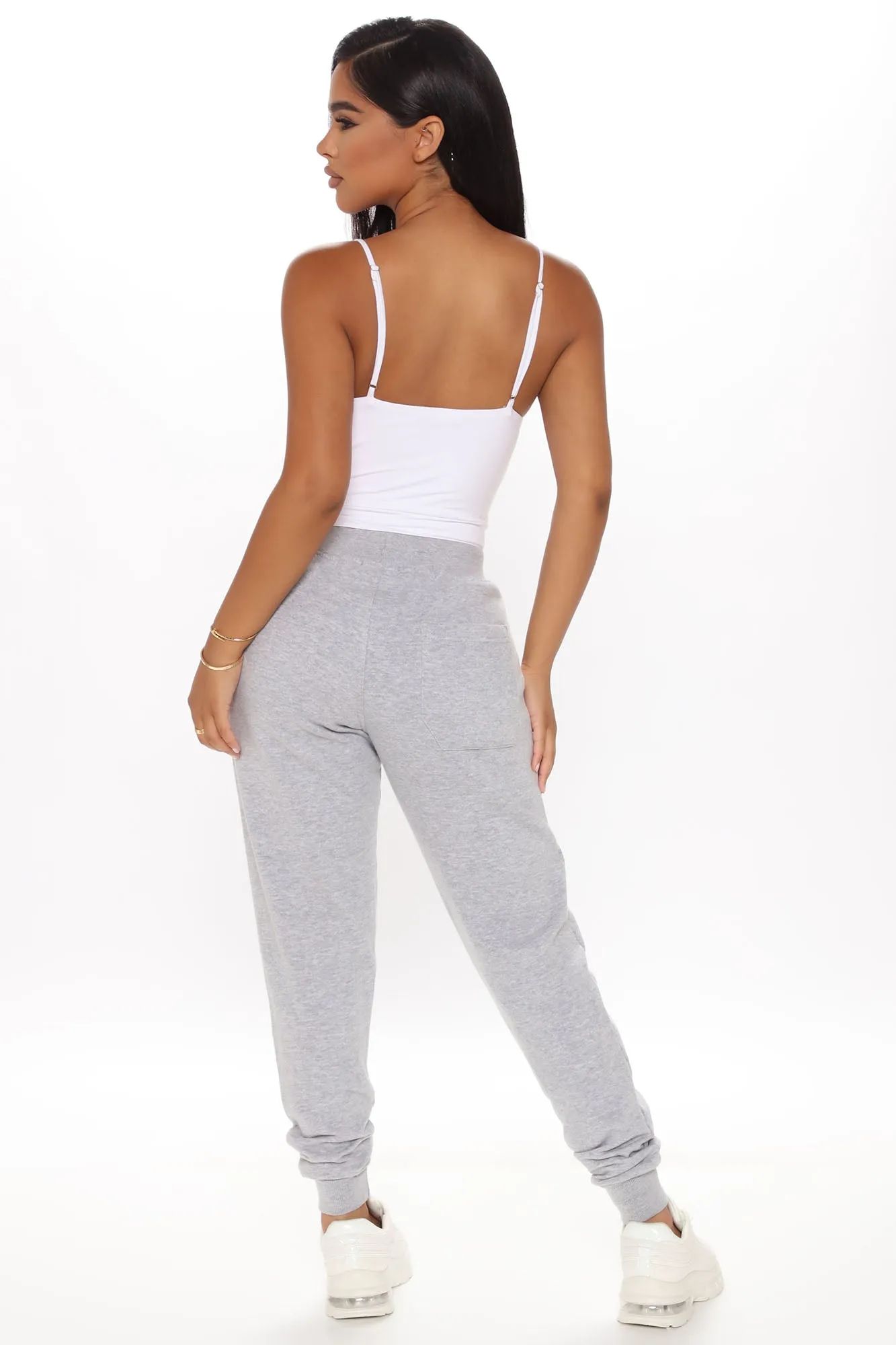 Be The Change Butterfly Sweatpants - Heather Grey