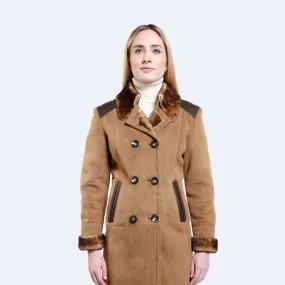 Best Winter Style Genuine Shearling Brooklyn Sheepskin Coat