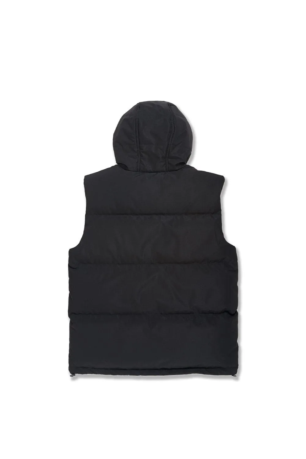 Big Men's East New York Bubble Vest (Black)