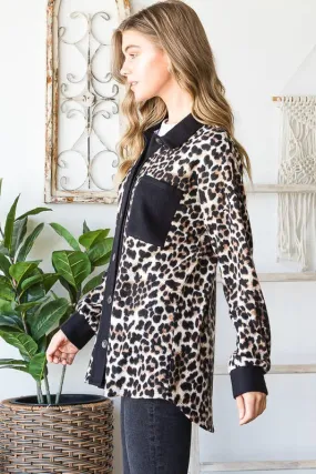 Black Leopard Shacket