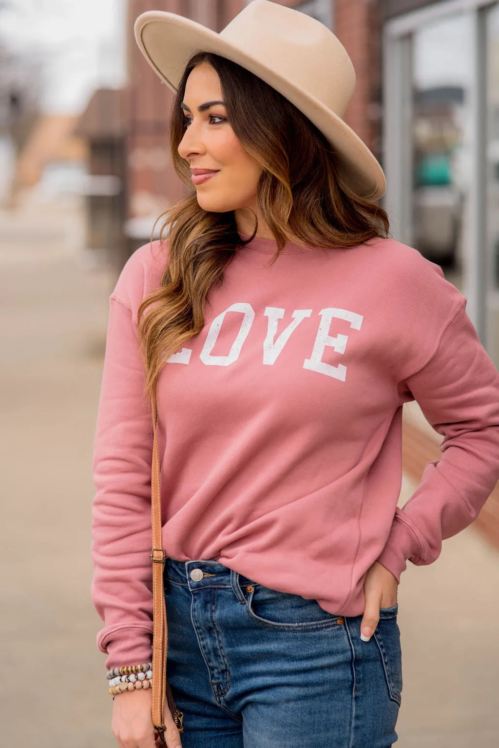 Bold Love Graphic Crewneck