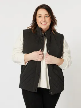 Brighton Puffer Vest - Black