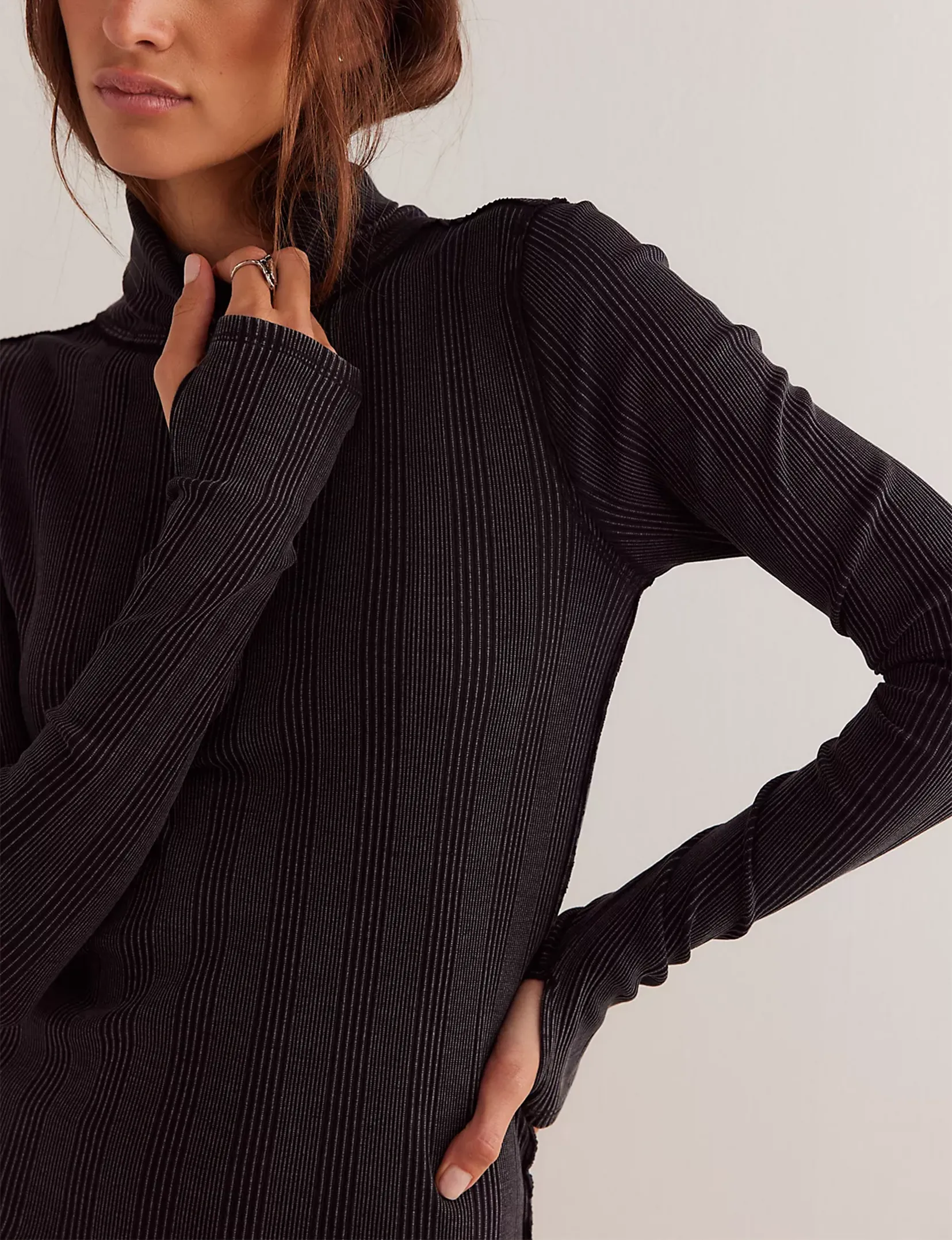 Brynn Turtleneck, Black