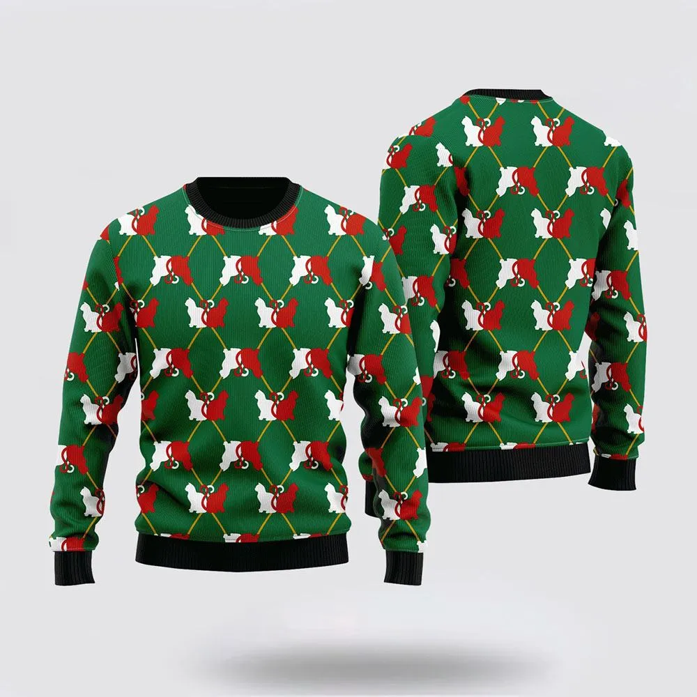 Cat Silhouettes Sweater, Cat Silhouettes Green Argyle Ugly Christmas Sweater For Men And Women, Best Gift For Christmas, Christmas Fashion Winter