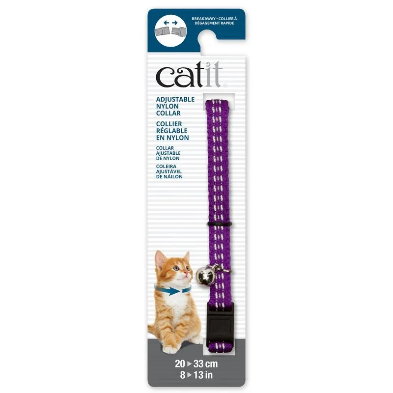 Catit Adjustable Nylon Reflective Collar