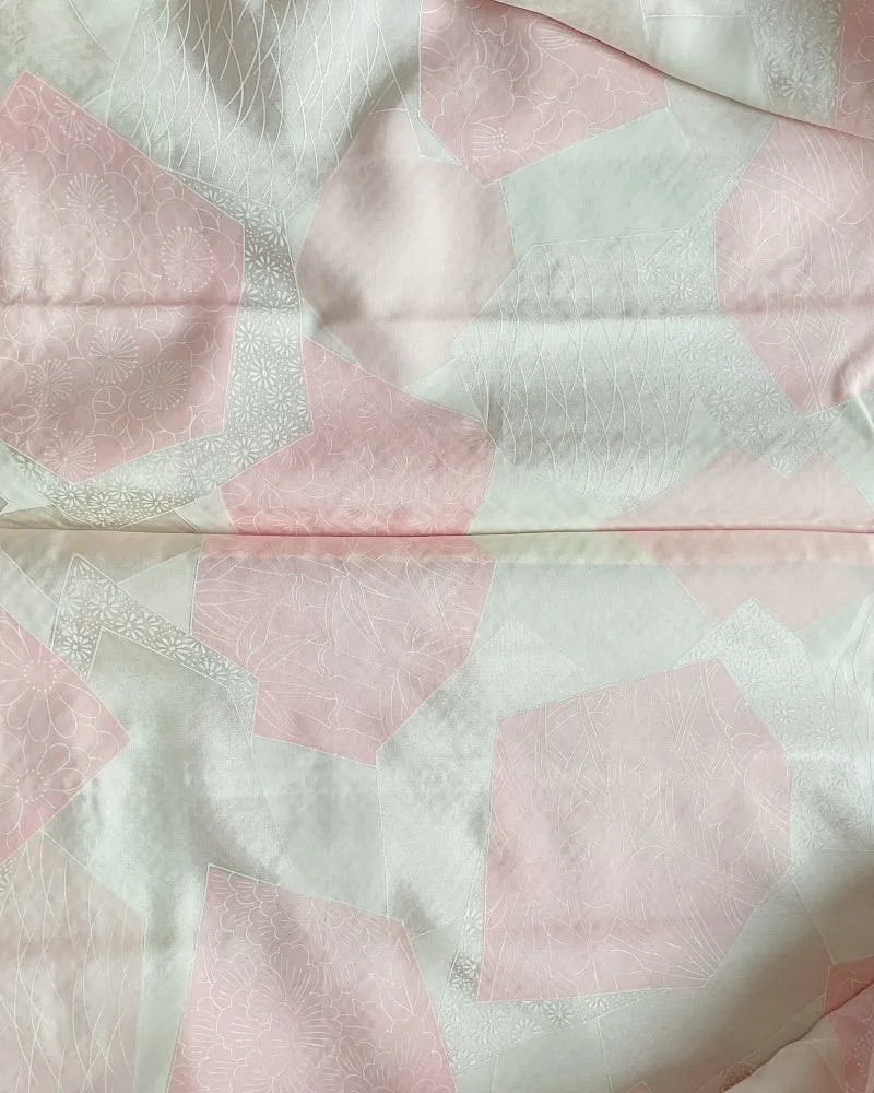 Charm Pink Shibori Kimono Jacket