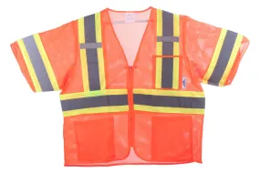 CLASS 3 MESH ORANGE VEST XXL