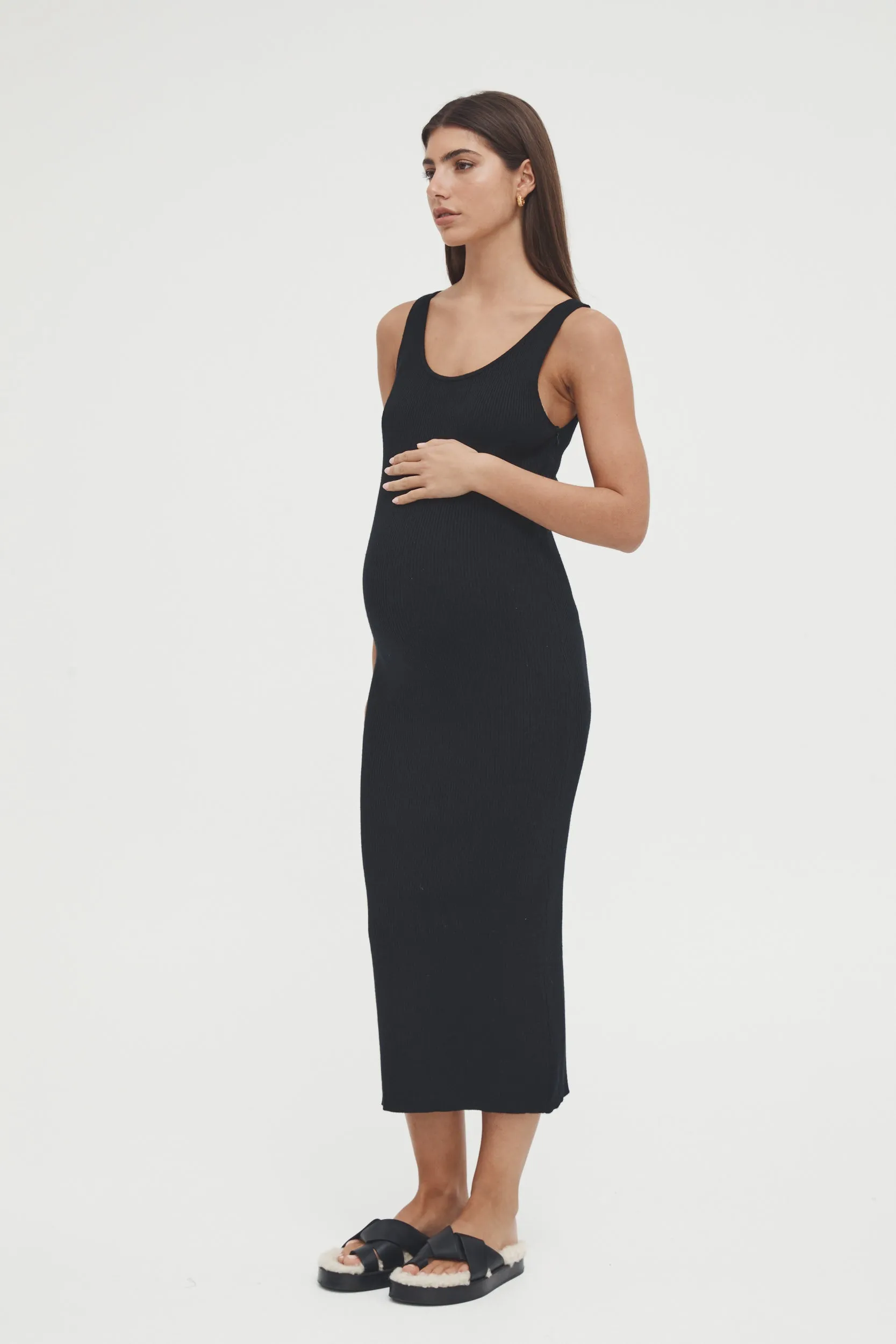 Coastline Knit Dress II (Black)