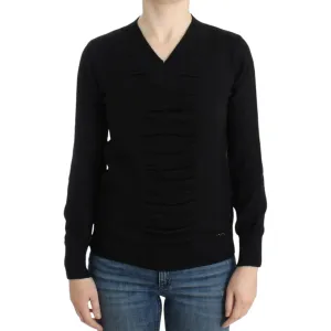 Costume National Elegant V-Neck Lightweight Sweater