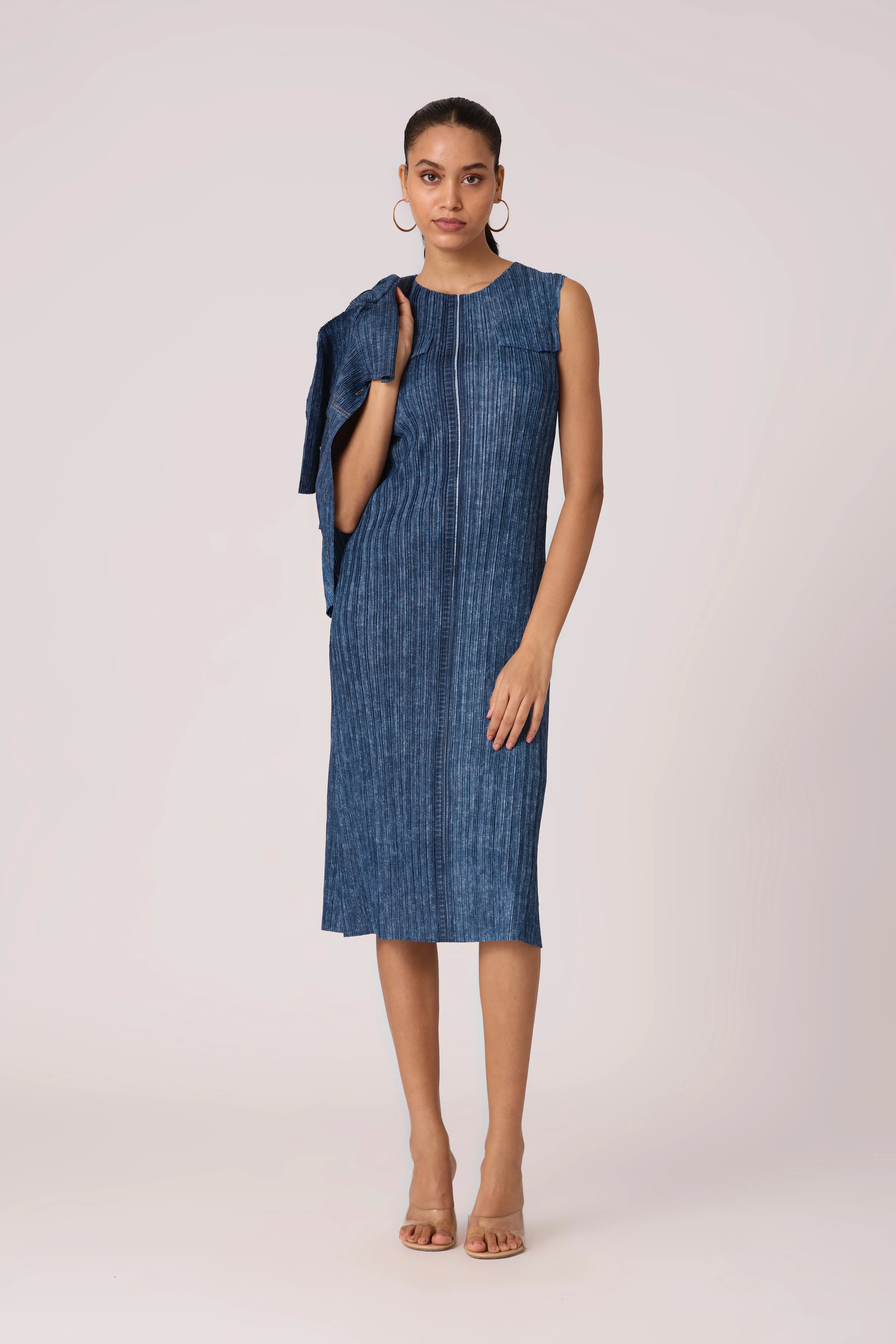 Devyne Denim Dress - Blue