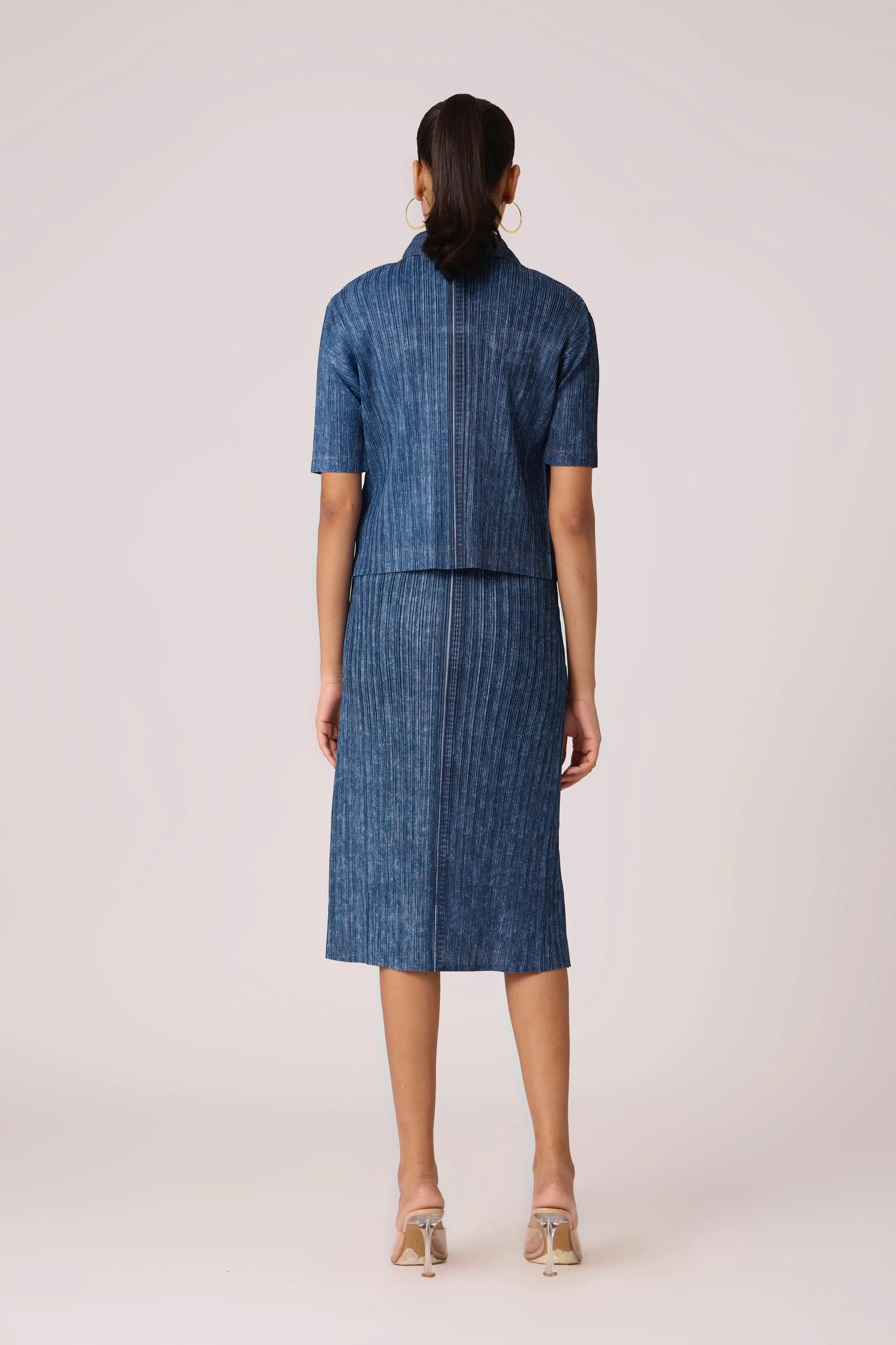 Devyne Denim Dress - Blue