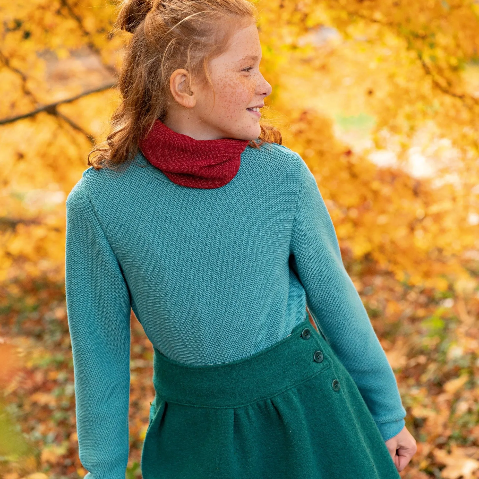 Disana Child Sweater, Left Knit, Wool Knit - Sale