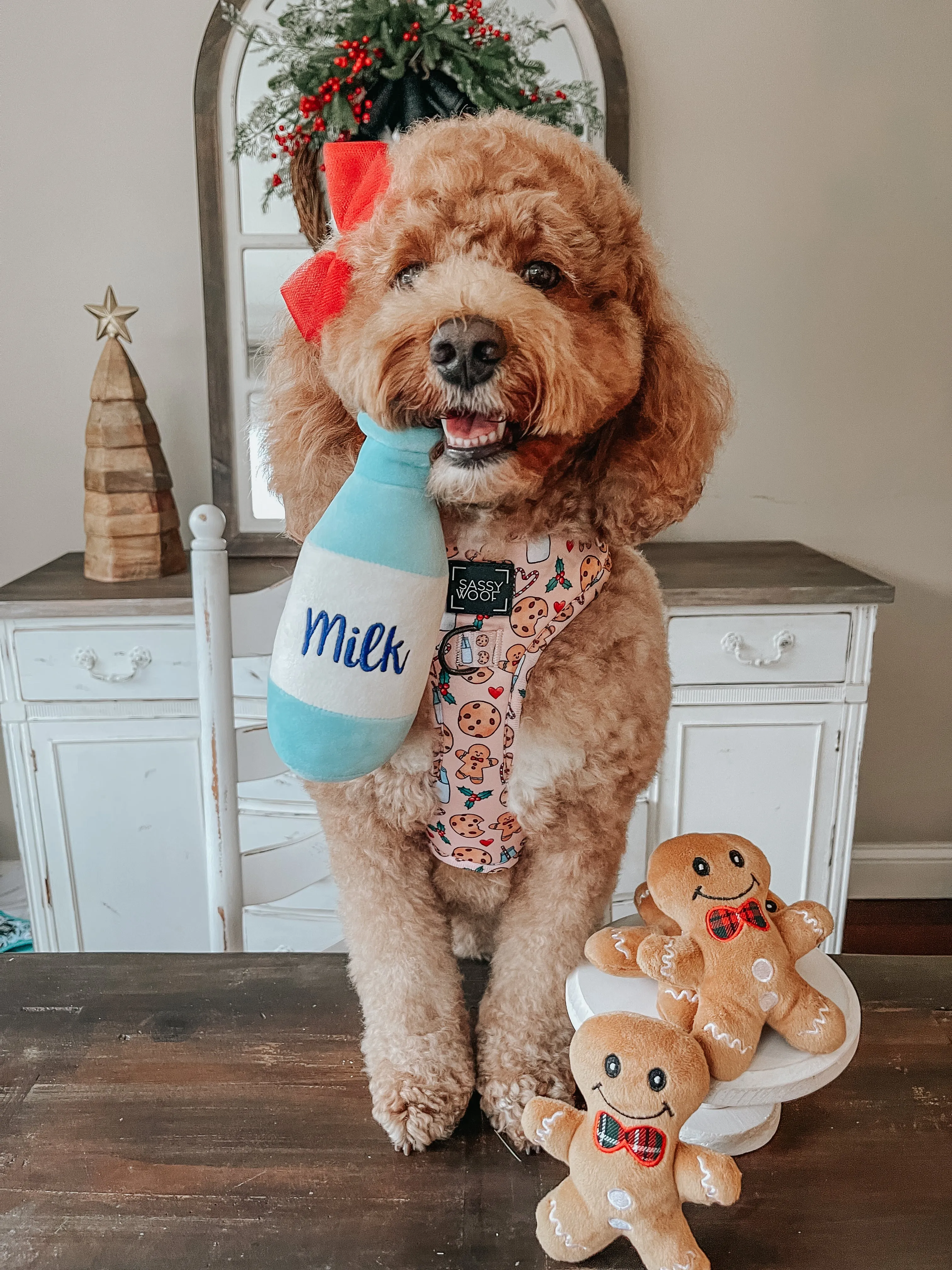 Dog Adjustable Harness - Cookies Fur Santa