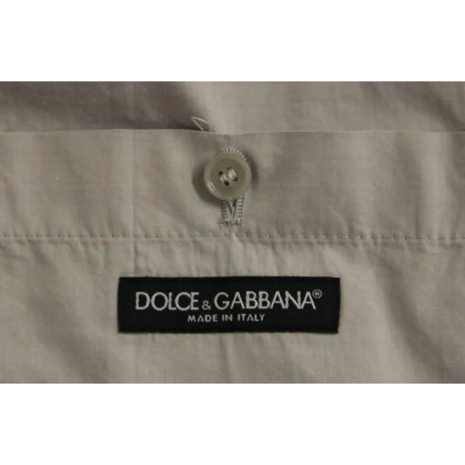 Dolce & Gabbana Chic Beige Single Breasted Dress Vest