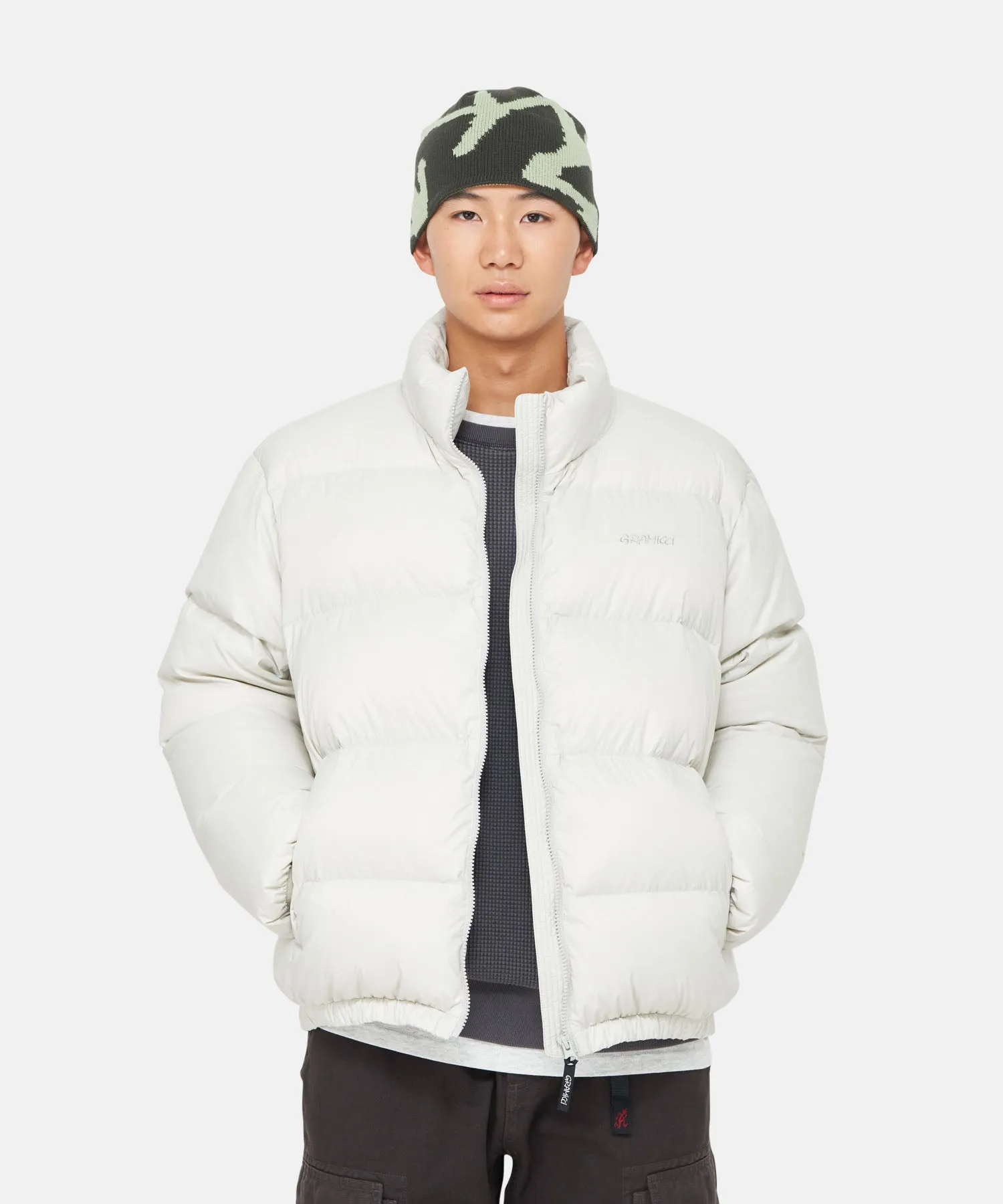 DOWN PUFFER JACKET LIGHT BEIGE