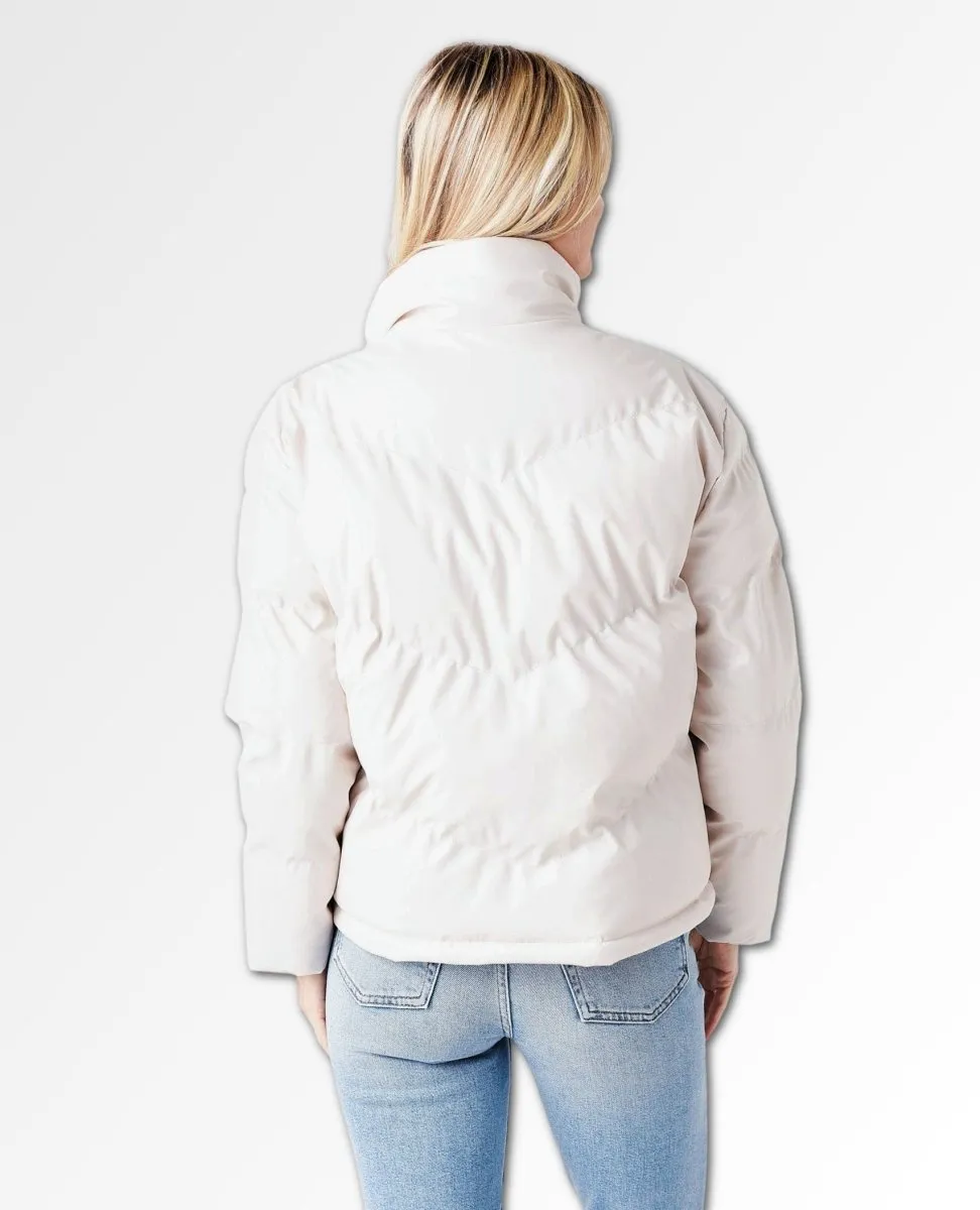 Downtown Puffer Jacket Oatmeal