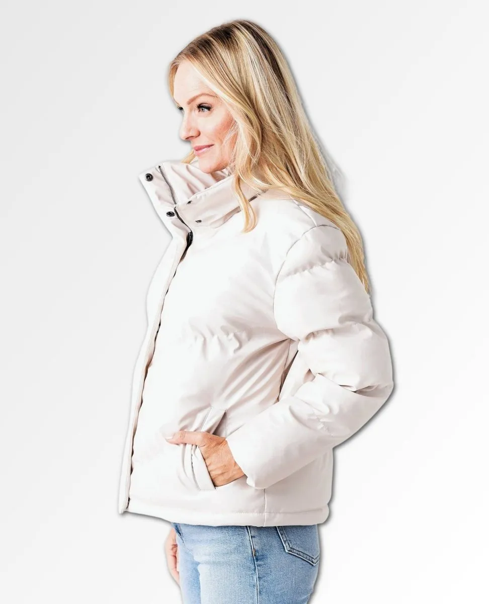 Downtown Puffer Jacket Oatmeal