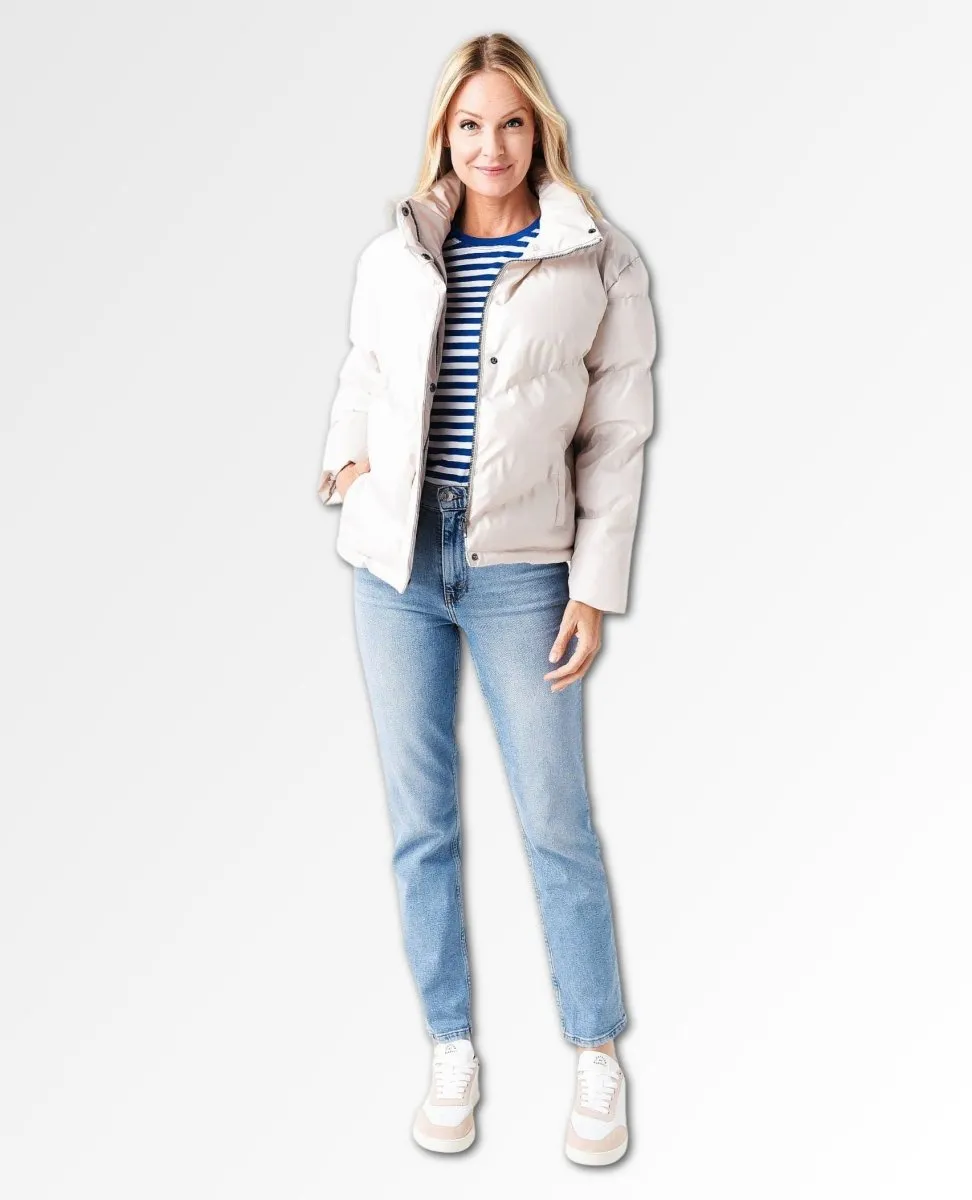 Downtown Puffer Jacket Oatmeal