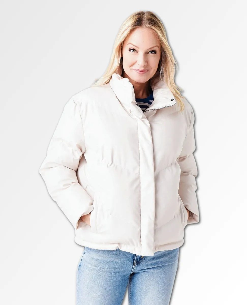 Downtown Puffer Jacket Oatmeal