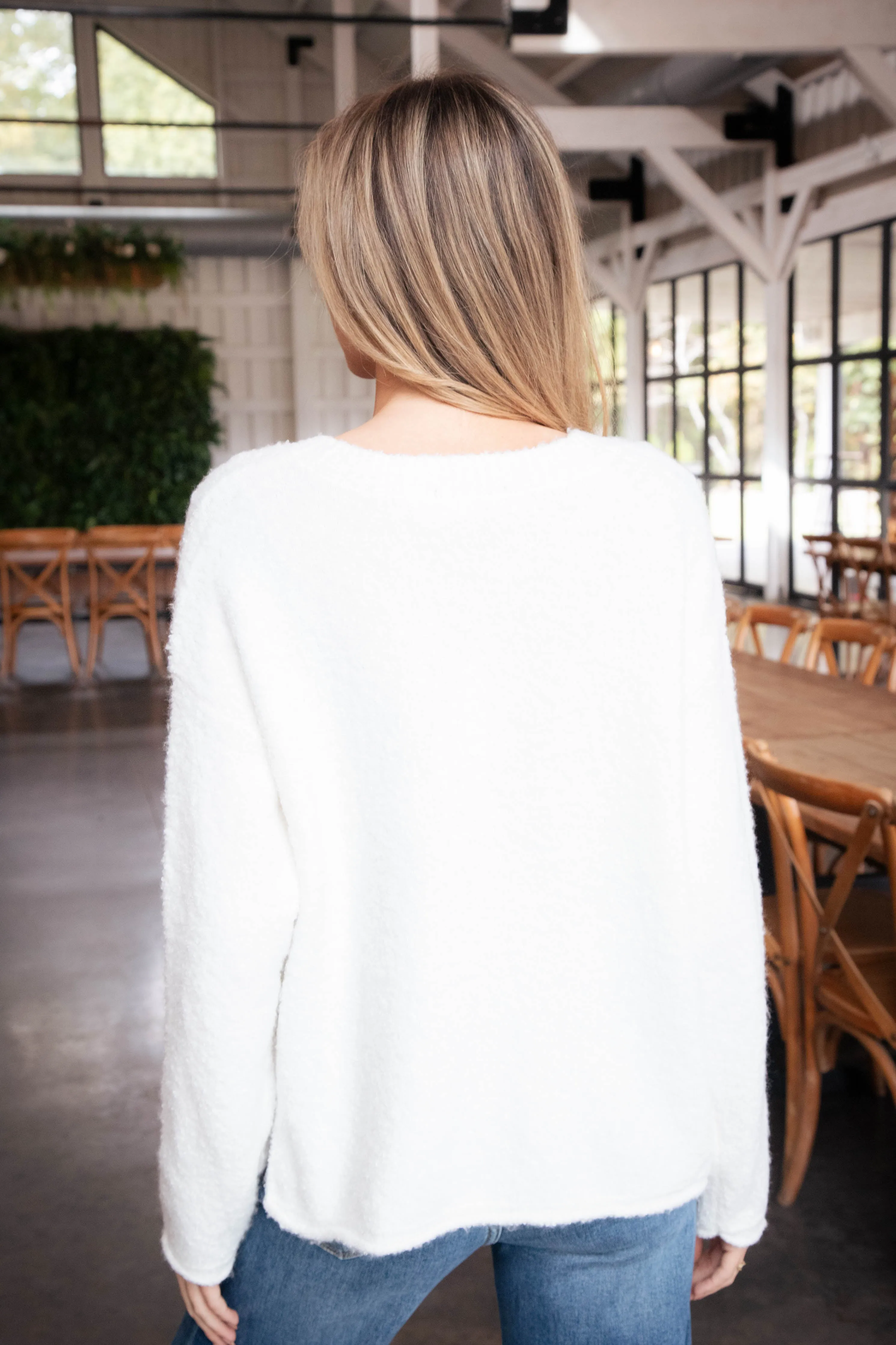 Early Sunset Sweater, Chalk | Sanctuary