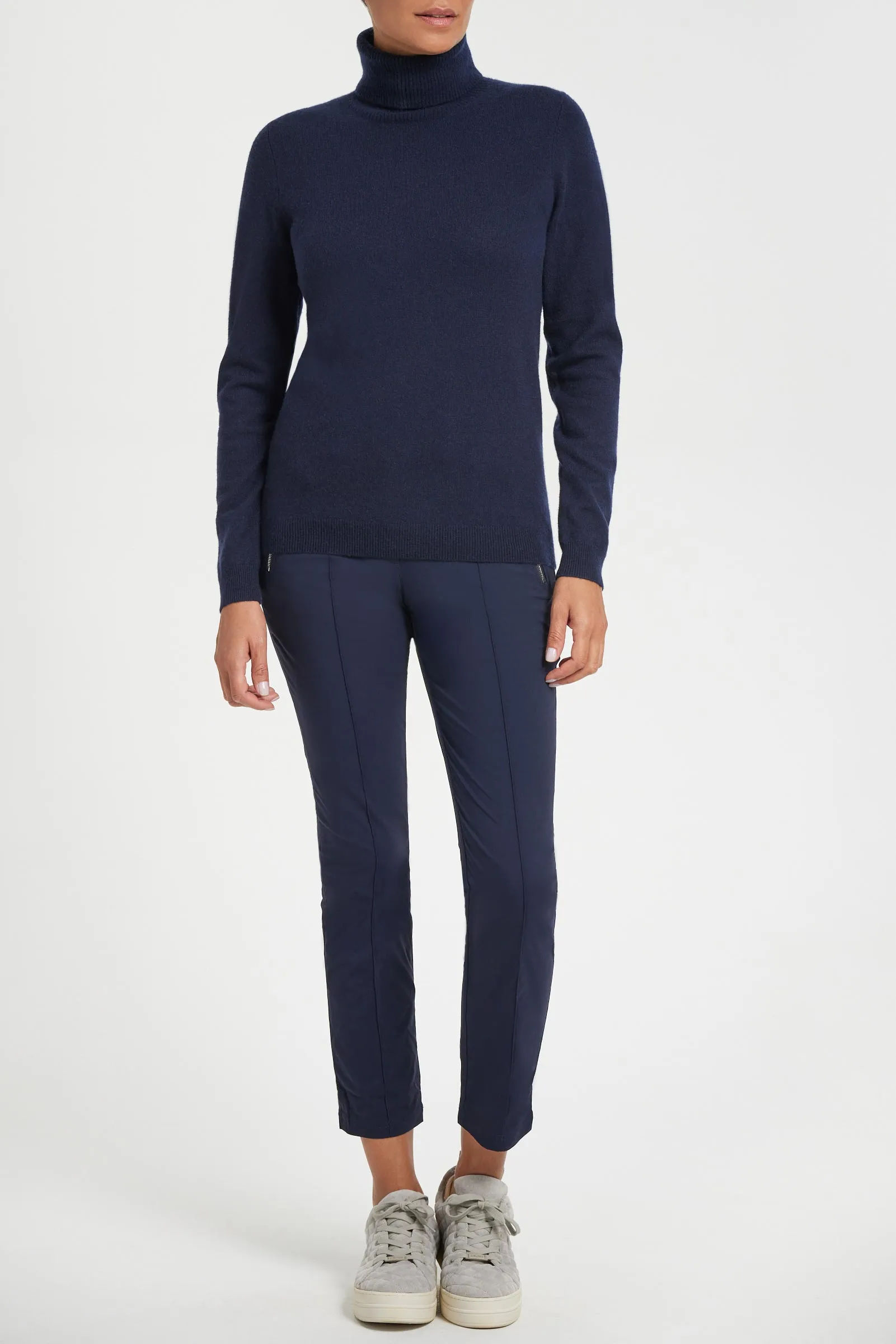 Emily Cashmere Turtleneck Sweater