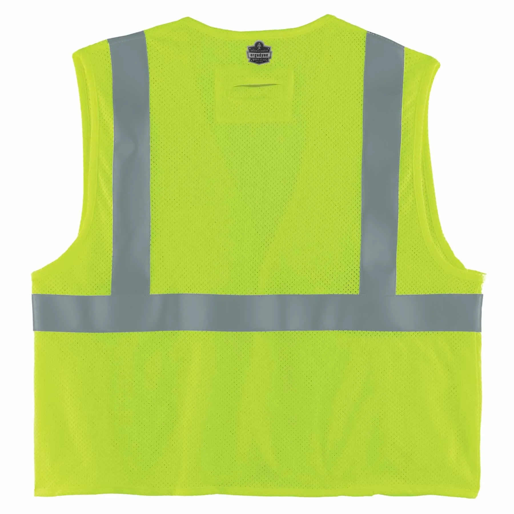 Ergodyne 21869 8263FRHL 4XL/5XL Lime Class 2 FR Safety Vest - H L - Economy