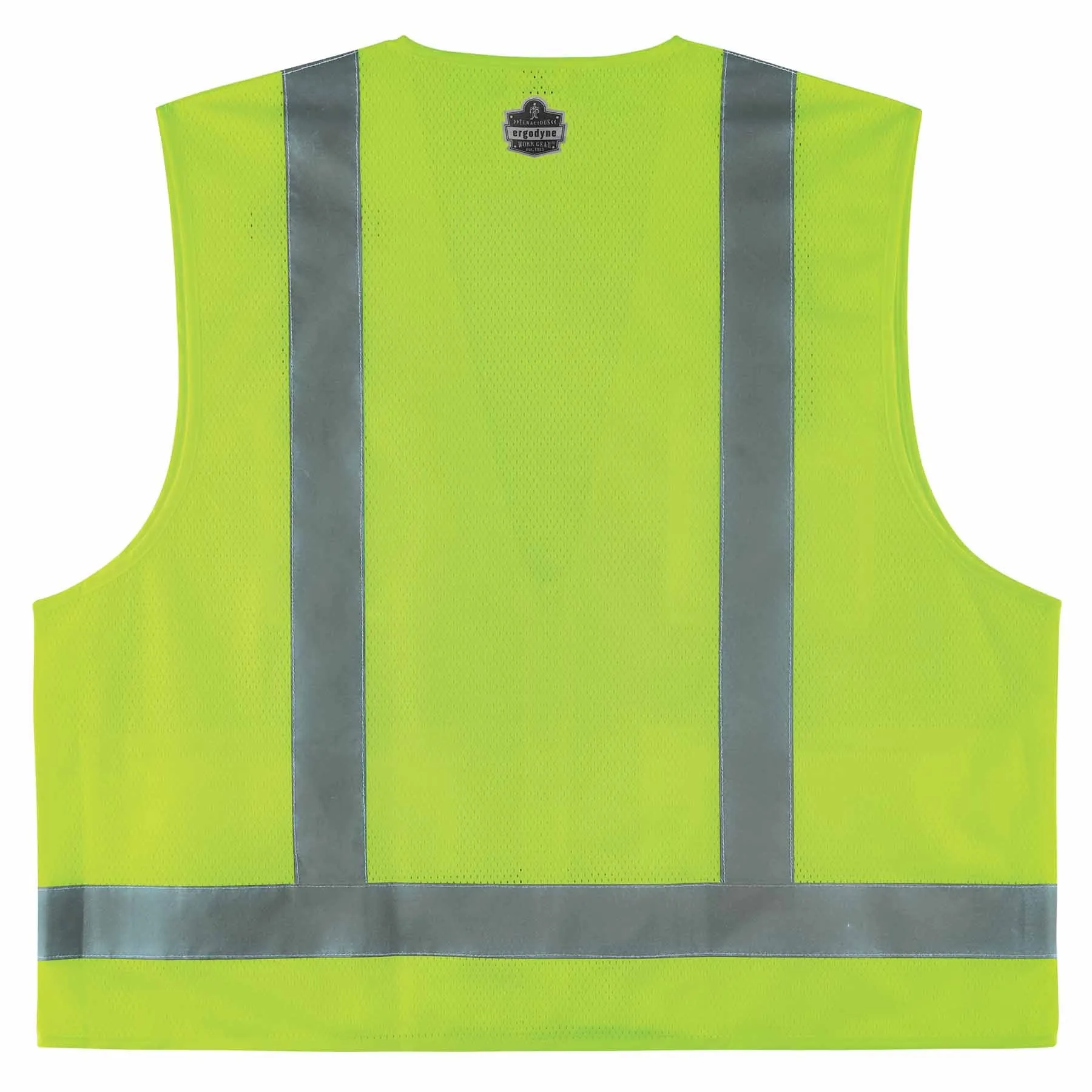 Ergodyne 24508 8249Z-S 4XL Lime Class 2 Economy Surveyors Vest - Single Size