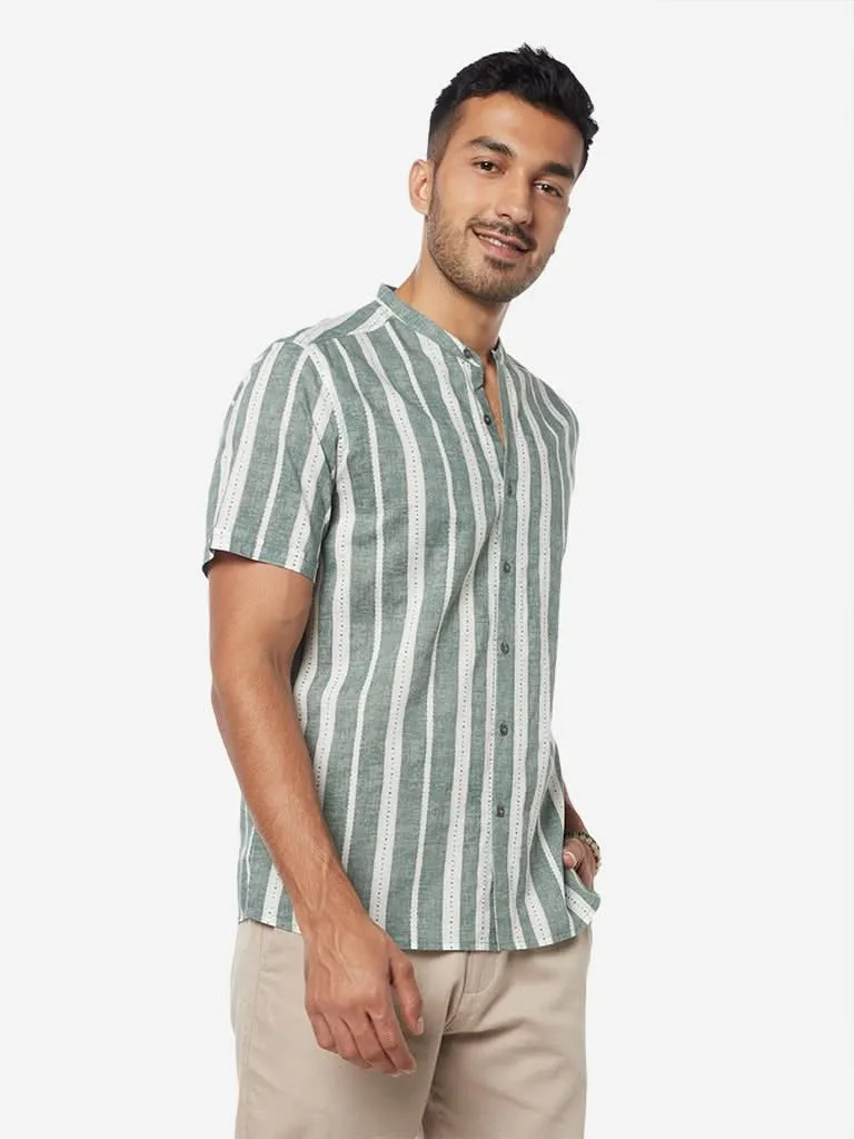 ETA Sage Resort Fit Striped Shirt