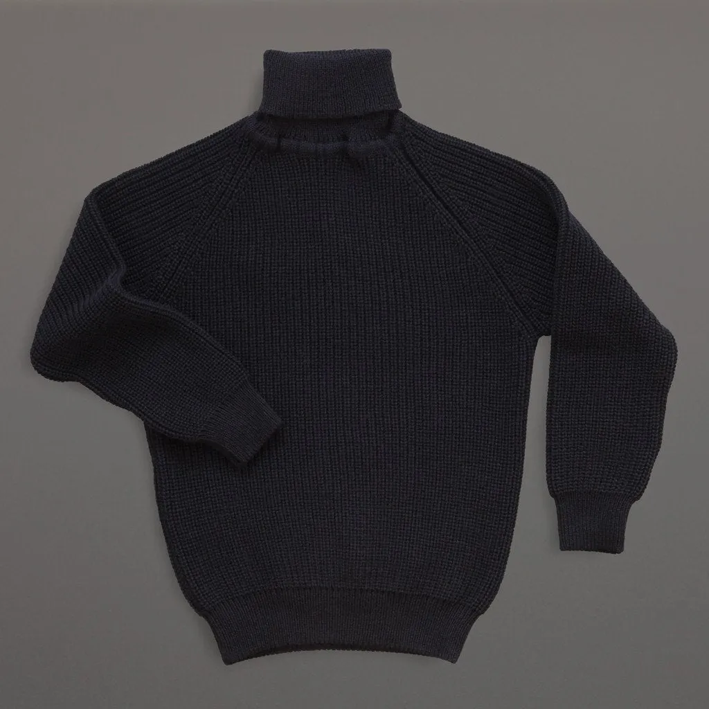 Fisherman's Roll-neck Navy