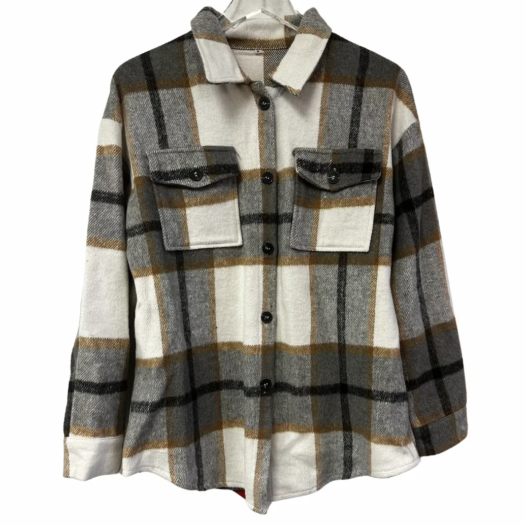 Flannel Shacket Smile - Medium