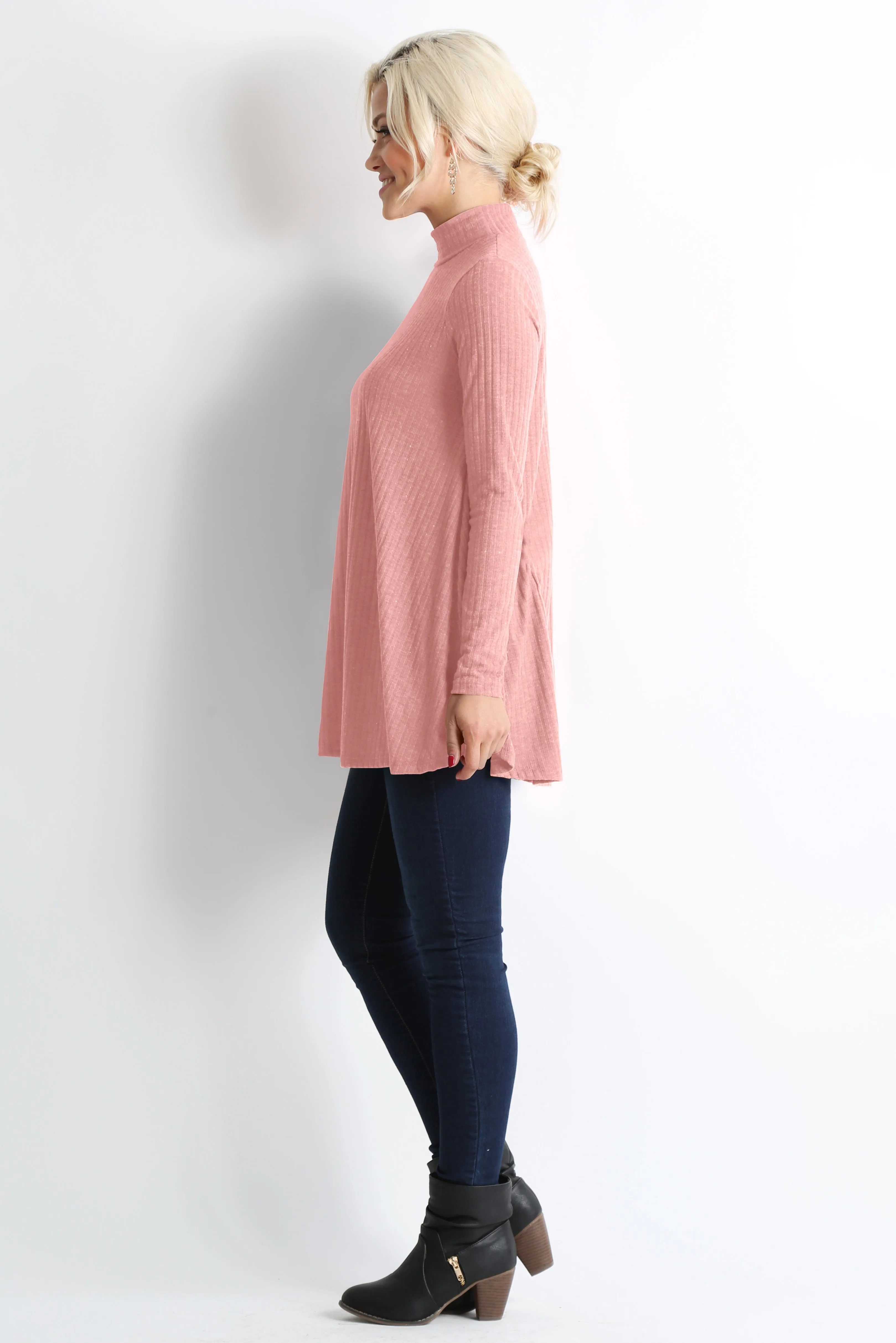 Flow and Flair Turtle Neck Tunic