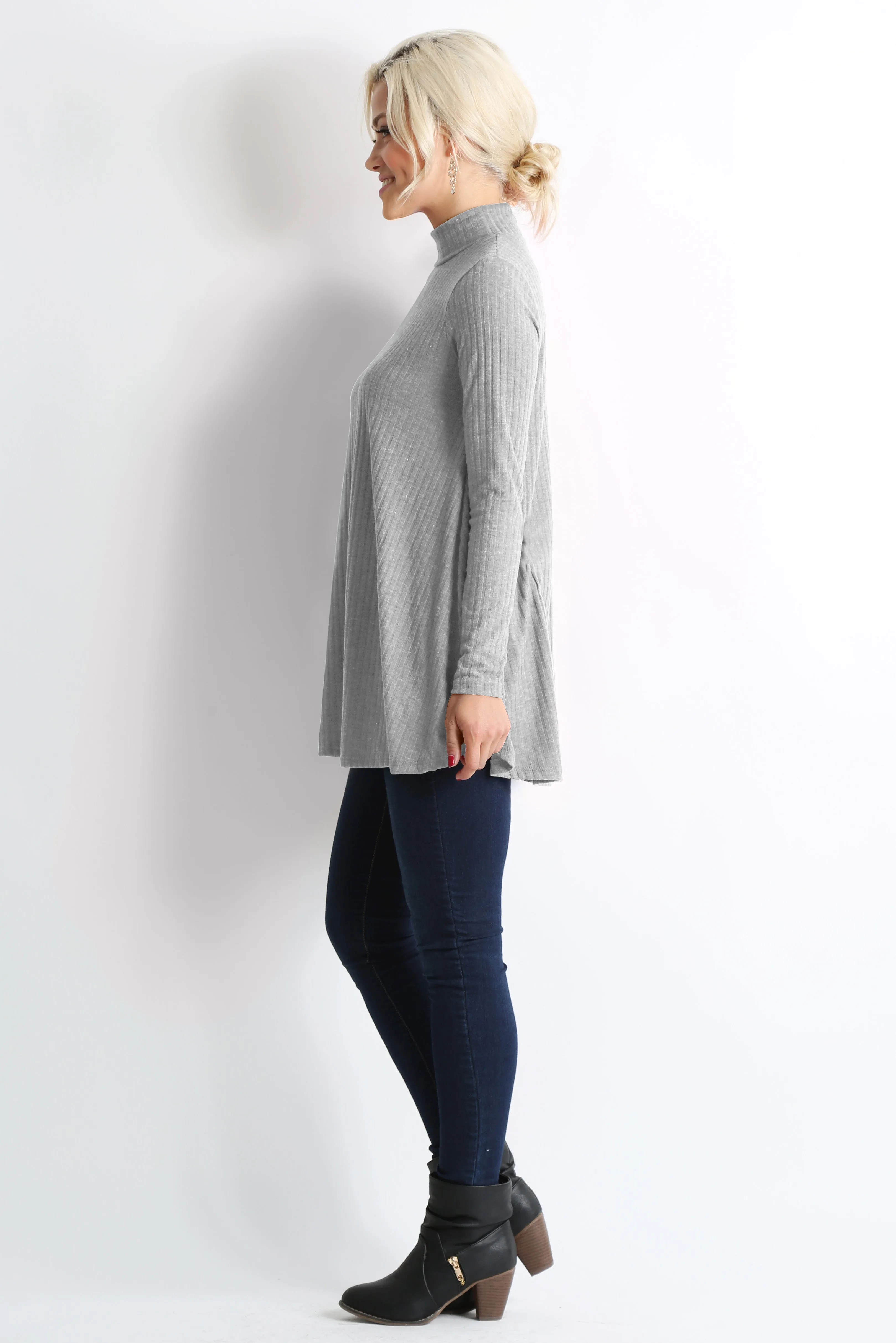 Flow and Flair Turtle Neck Tunic