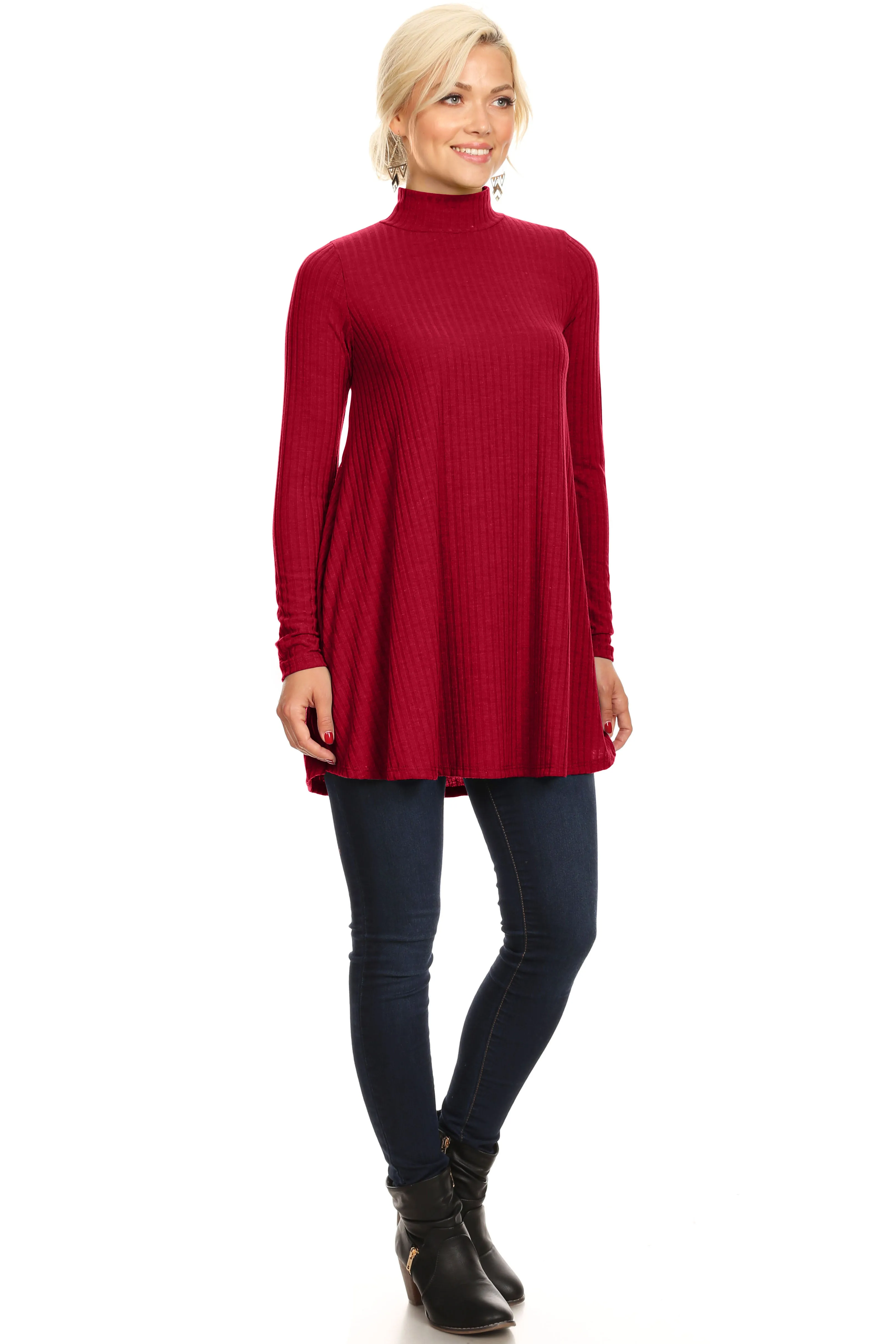 Flow and Flair Turtle Neck Tunic