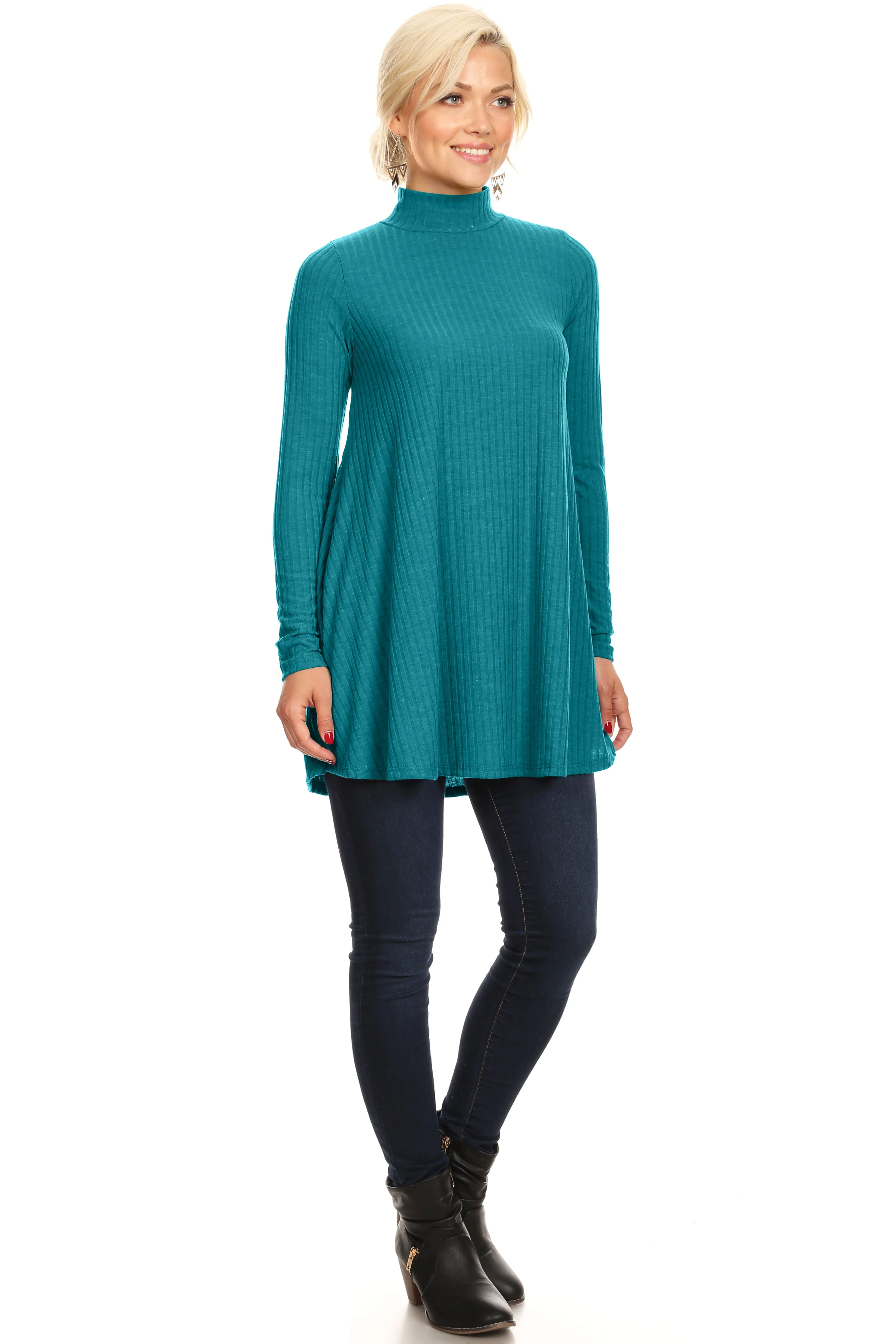 Flow and Flair Turtle Neck Tunic