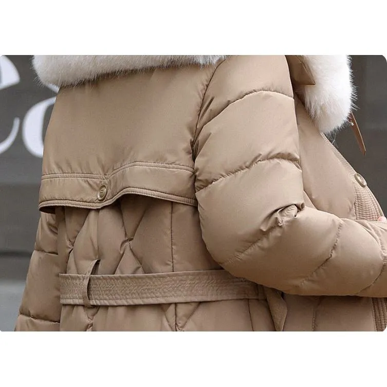 Fur Collar Thickened Puffer Coat