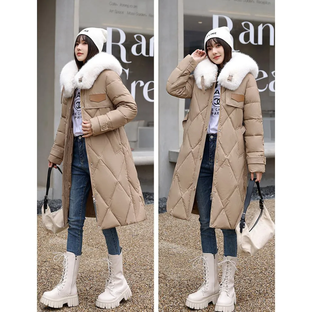 Fur Collar Thickened Puffer Coat