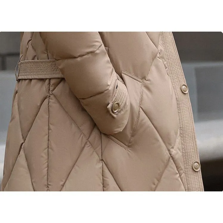 Fur Collar Thickened Puffer Coat