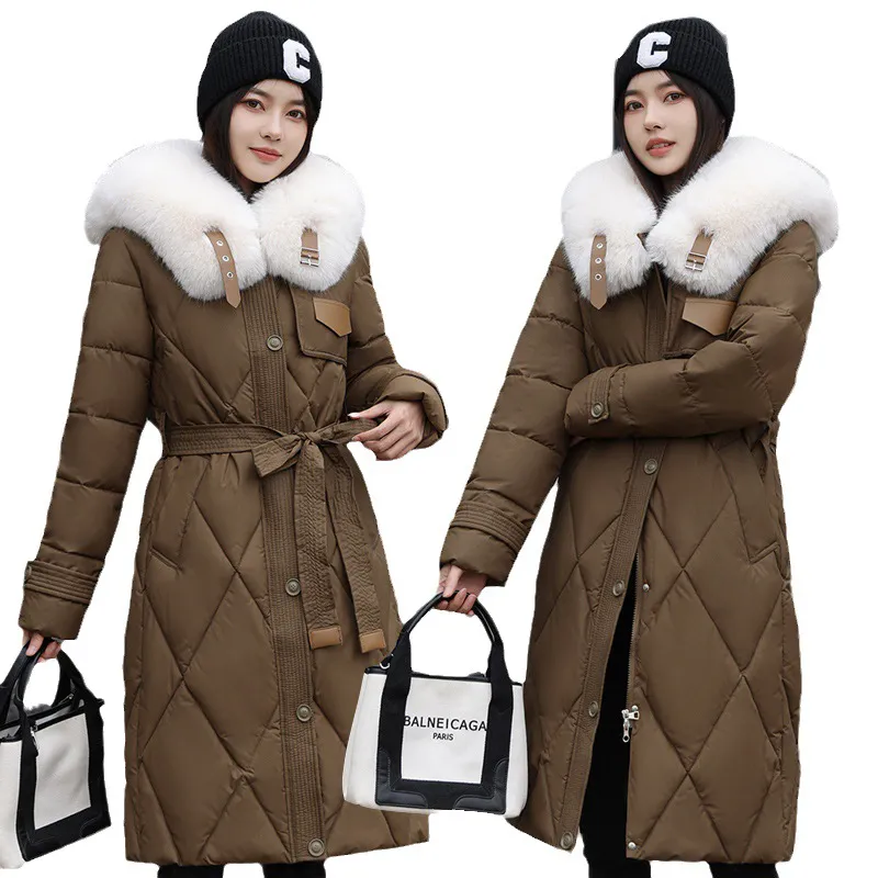 Fur Collar Thickened Puffer Coat