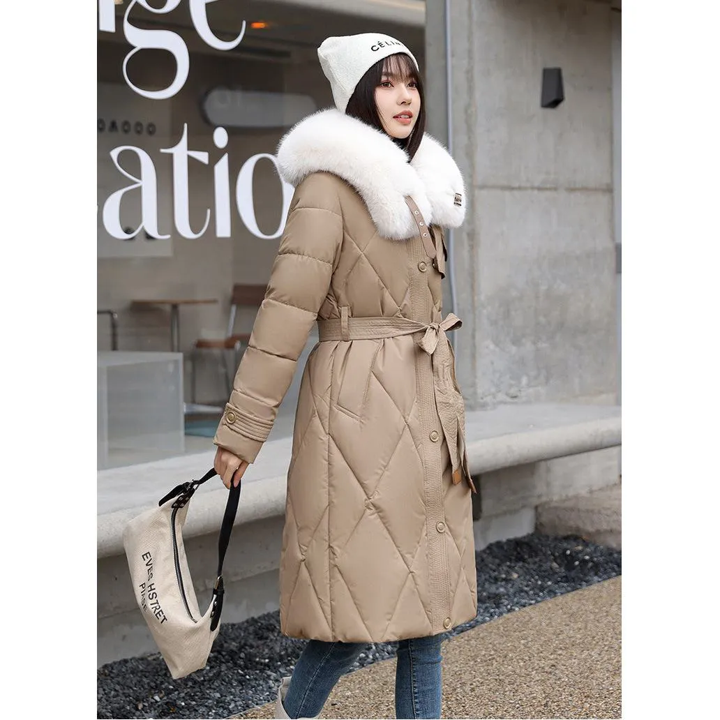 Fur Collar Thickened Puffer Coat