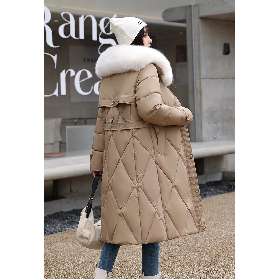 Fur Collar Thickened Puffer Coat