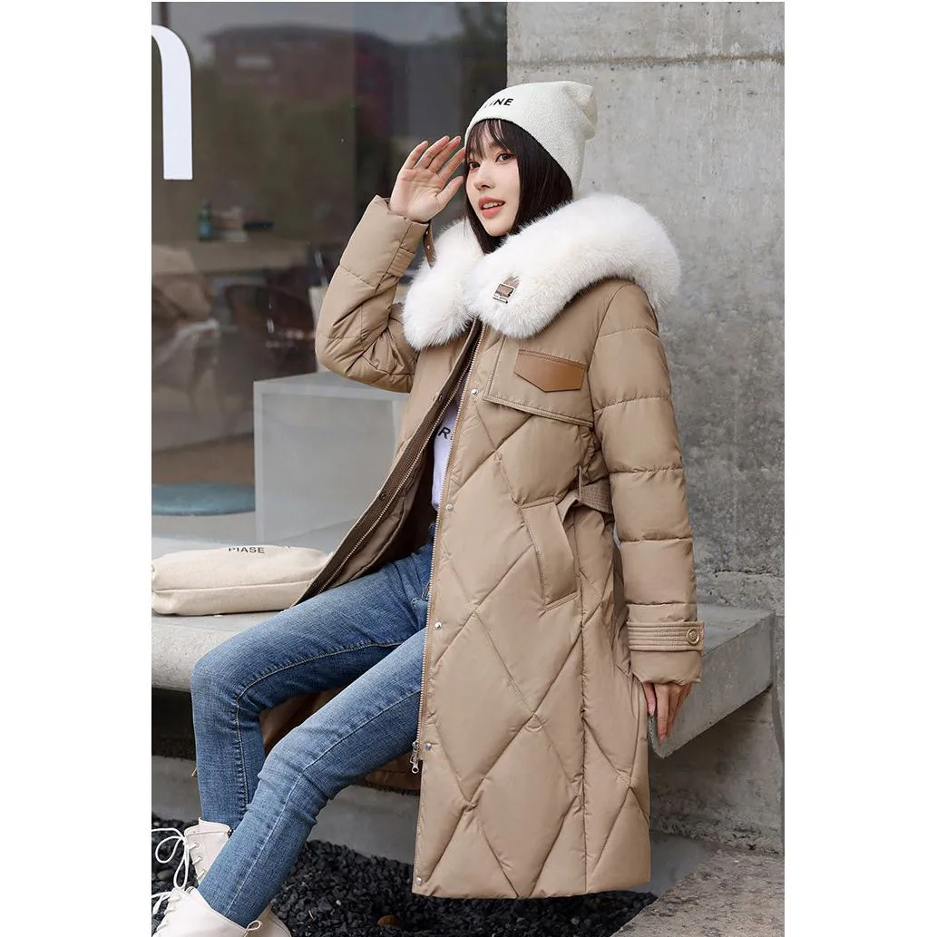 Fur Collar Thickened Puffer Coat