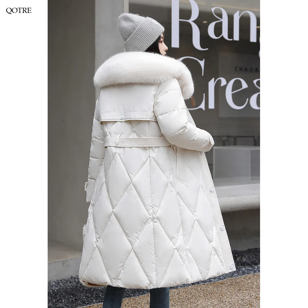 Fur Collar Thickened Puffer Coat